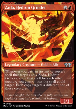 (025) Magic The Gathering Multiverse Legends Single: Zada, Hedron Grinder (V.1) Holo Uncommon
