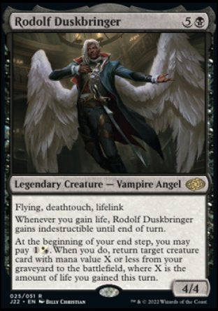 (025) Magic The Gathering Jumpstart 2022 Single: Rodolf Duskbringer Rare