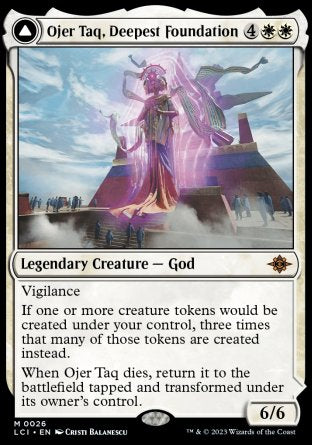 (026) Magic The Gathering The Lost Caverns of Ixalan Single: Ojer Taq, Deepest Foundation // Temple of Civilization Holo Mythic