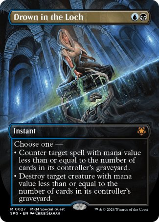 (027) Magic The Gathering Special Guests Single: Drown in the Loch Holo Mythic