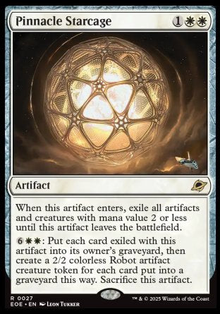 (027) Magic The Gathering Edge of Eternities: Promos Single: Pinnacle Starcage (V.2) Rare
