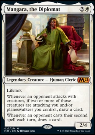 (027) Magic The Gathering Core 2021 Single: Mangara, the Diplomat Holo Mythic