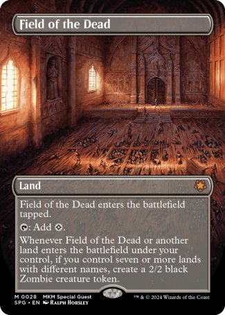 (028) Magic The Gathering Special Guests Single: Field of the Dead Holo Mythic