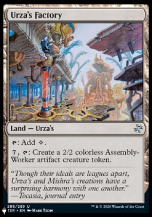 (288) Magic The Gathering The List Single: Urza's Factory Uncommon