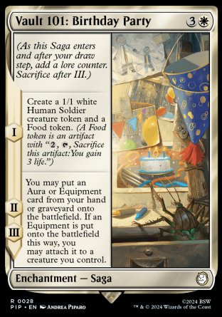(028) Magic The Gathering Universes Beyond: Fallout Single: Vault 101: Birthday Party Rare