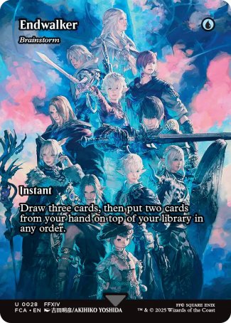 (028) Magic The Gathering Magic: The Gathering - FINAL FANTASY Through the Ages Single: Brainstorm Holo Uncommon