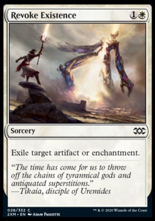 (028/332) Magic The Gathering Double Masters Single: Revoke Existence Holo Common