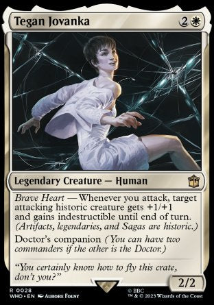 (028) Magic The Gathering Universes Beyond: Doctor Who Single: Tegan Jovanka Holo Rare