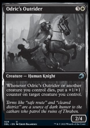 (029) Magic The Gathering Innistrad: Double Feature Single: Odric's Outrider Uncommon
