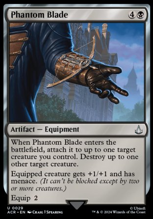 (029) Magic The Gathering Universes Beyond: Assassin's Creed Single: Phantom Blade Holo Uncommon