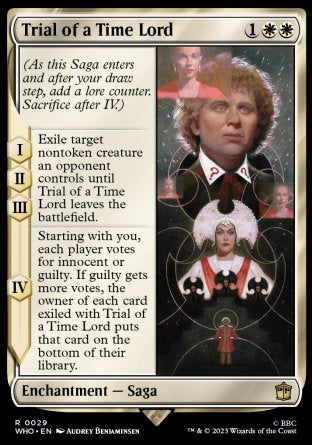 (029) Magic The Gathering Universes Beyond: Doctor Who Single: Trial of a Time Lord Holo Rare