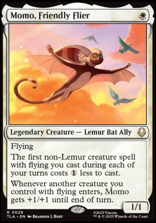 (029) Magic The Gathering Magic: The Gathering | Avatar: The Last Airbender Single: Momo, Friendly Flier Holo Rare
