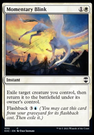 (030) Magic The Gathering Commander: Kaldheim Single: Momentary Blink Common