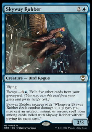 (031) Magic The Gathering Commander: Streets of New Capenna Single: Skyway Robber Rare