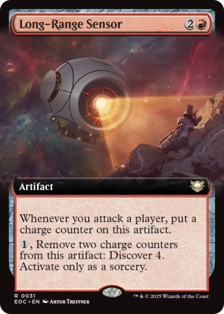 (031) Magic The Gathering Commander: Edge of Eternities: Extras Single: Long-Range Sensor Rare