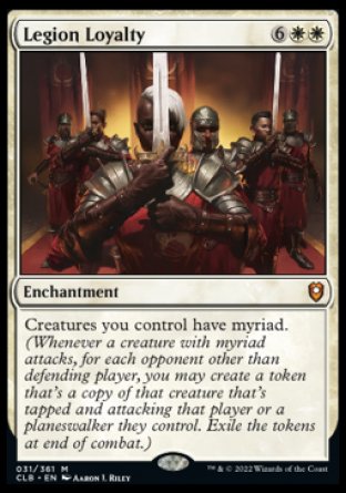 (031) Magic The Gathering Commander Legends: Battle for Baldur's Gate Single: Legion Loyalty Holo Mythic