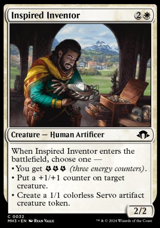 (032) Magic The Gathering Modern Horizons 3 Single: Inspired Inventor Common