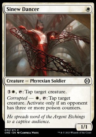 (032) Magic The Gathering Phyrexia: All Will Be One Single: Sinew Dancer Common