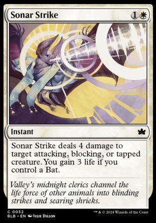 (032) Magic The Gathering Bloomburrow Single: Sonar Strike Common