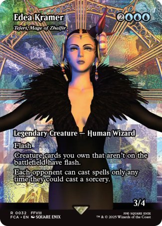 (032) Magic The Gathering Magic: The Gathering - FINAL FANTASY Through the Ages Single: Teferi, Mage of Zhalfir Rare