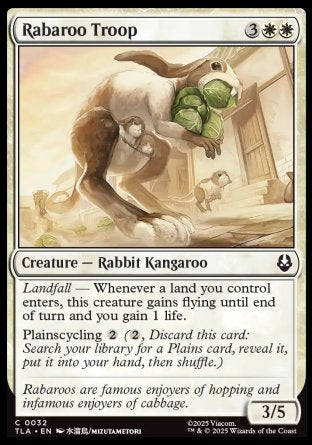 (032) Magic The Gathering Magic: The Gathering | Avatar: The Last Airbender Single: Rabaroo Troop Holo Common