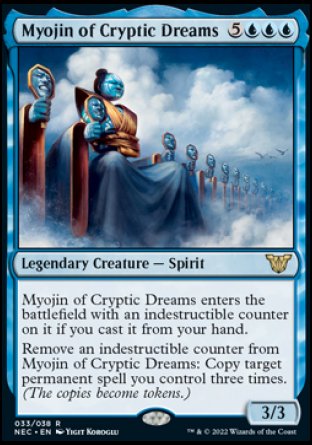 (033) Magic The Gathering Commander: Kamigawa: Neon Dynasty Single: Myojin of Cryptic Dreams (V.1) Rare