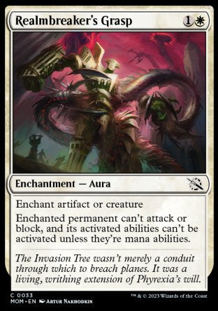 (033) Magic The Gathering March of the Machine Single: Realmbreaker's Grasp Common