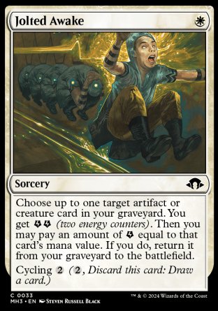 (033) Magic The Gathering Modern Horizons 3 Single: Jolted Awake Common