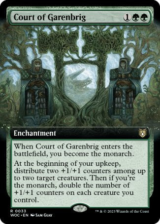 (033) Magic The Gathering Commander: Wilds of Eldraine: Extras Single: Court of Garenbrig Rare