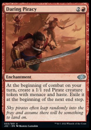 (033) Magic The Gathering Jumpstart 2022 Single: Daring Piracy Uncommon