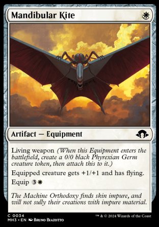 (034) Magic The Gathering Modern Horizons 3 Single: Mandibular Kite Common