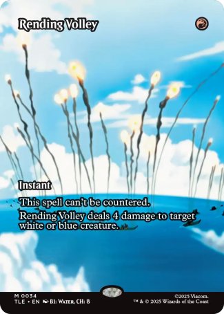 (034) Magic The Gathering Magic: The Gathering | Avatar: The Last Airbender: Eternal Single: Rending Volley Holo Mythic