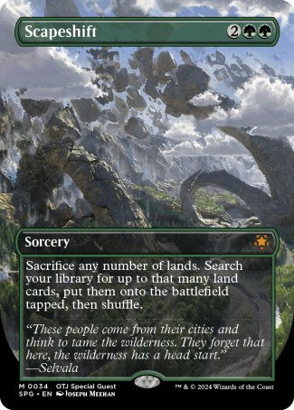 (034) Magic The Gathering Special Guests Single: Scapeshift Holo Mythic