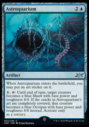 (034) Magic The Gathering Unfinity Single: Astroquarium Holo Uncommon