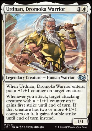 (034) Magic The Gathering Foundations Jumpstart Single: Urdnan, Dromoka Warrior Uncommon