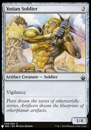 (249) Magic The Gathering The List Single: Yotian Soldier Common