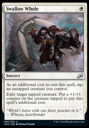 (035/274) Magic The Gathering Ikoria: Lair of Behemoths Single: Swallow Whole Holo Uncommon