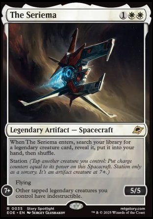 (035) Magic The Gathering Edge of Eternities: Promos Single: The Seriema (V.1) Rare