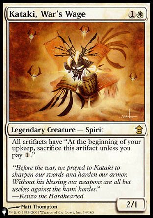 (014) Magic The Gathering The List Single: Kataki, War's Wage Rare