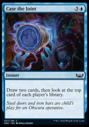 (037) Magic The Gathering Streets of New Capenna Single: Case the Joint Holo Common