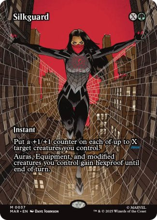 (037) Magic The Gathering Magic: The Gathering | Marvel's Spider-Man: Source Material Cards Single: Silkguard Mythic