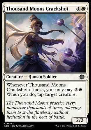 (037) Magic The Gathering The Lost Caverns of Ixalan Single: Thousand Moons Crackshot Holo Common