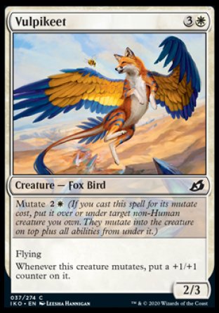 (037/274) Magic The Gathering Ikoria: Lair of Behemoths Single: Vulpikeet Holo Common