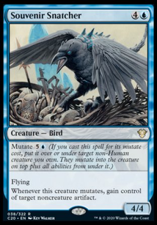 (038/322) Magic The Gathering Commander: Ikoria Single: Souvenir Snatcher Rare