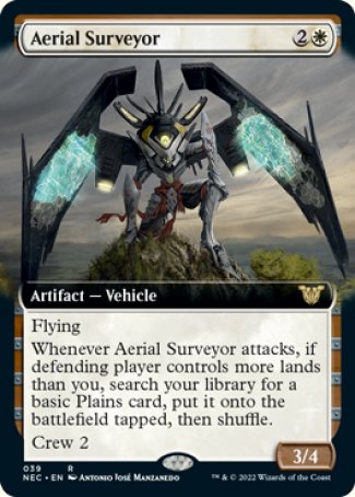 (039) Magic The Gathering Commander: Kamigawa: Neon Dynasty Single: Aerial Surveyor (V.2) Rare