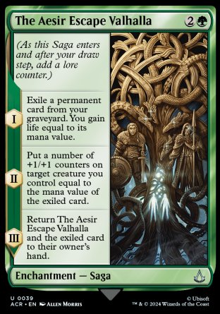 (039) Magic The Gathering Universes Beyond: Assassin's Creed Single: The Aesir Escape Valhalla Uncommon