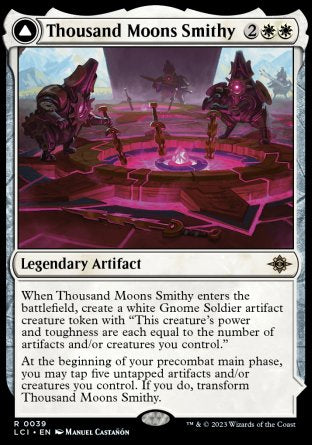 (039) Magic The Gathering The Lost Caverns of Ixalan Single: Thousand Moons Smithy // Barracks of the Thousand Holo Rare