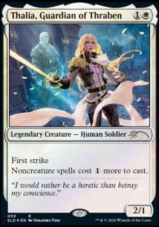 (039) Magic The Gathering Secret Lair Drop Series Single: Thalia, Guardian of Thraben (V.3) Holo Rare