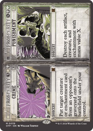 (039) Magic The Gathering Breaking News Single: Crime // Punishment (V.1) Mythic