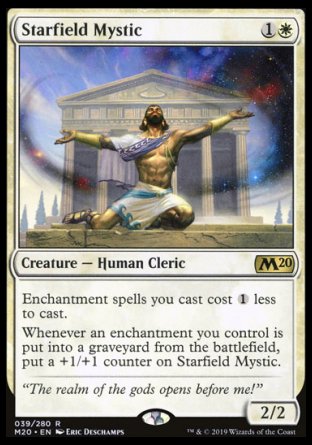 (039/280) Magic The Gathering Core 2020 Single: Starfield Mystic Holo Rare